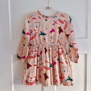 Mini Boden Mini Boden 100%Cotton Girls Toy Longsleeves Dress Size 4-5Y